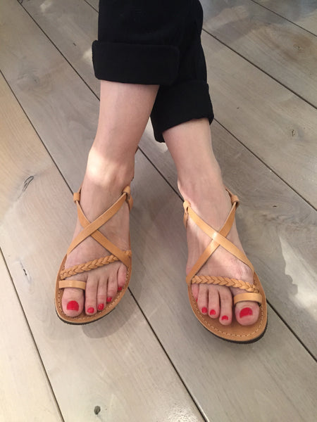 Efimia Greek Leather Sandals