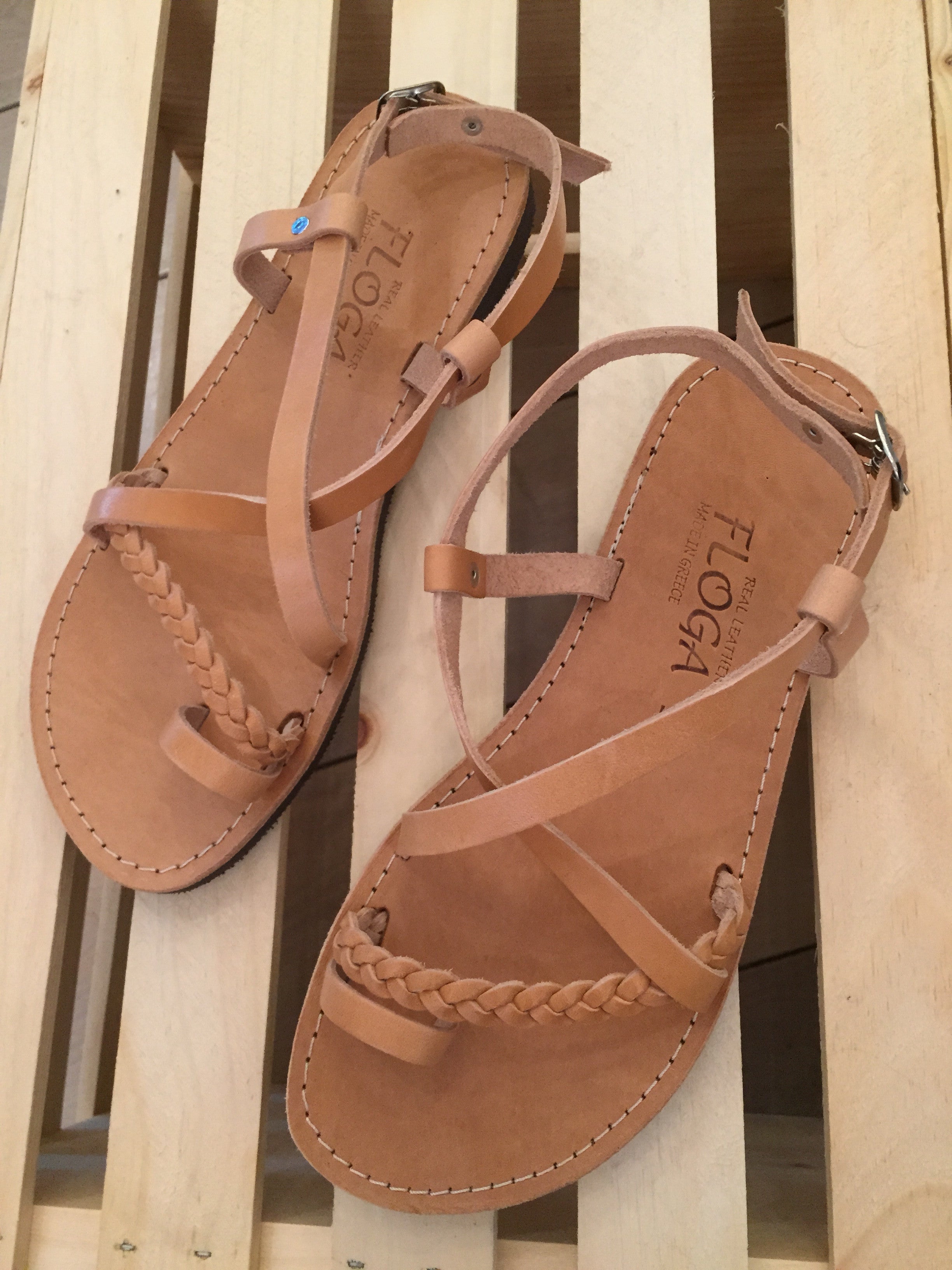 Efimia Greek Leather Sandals