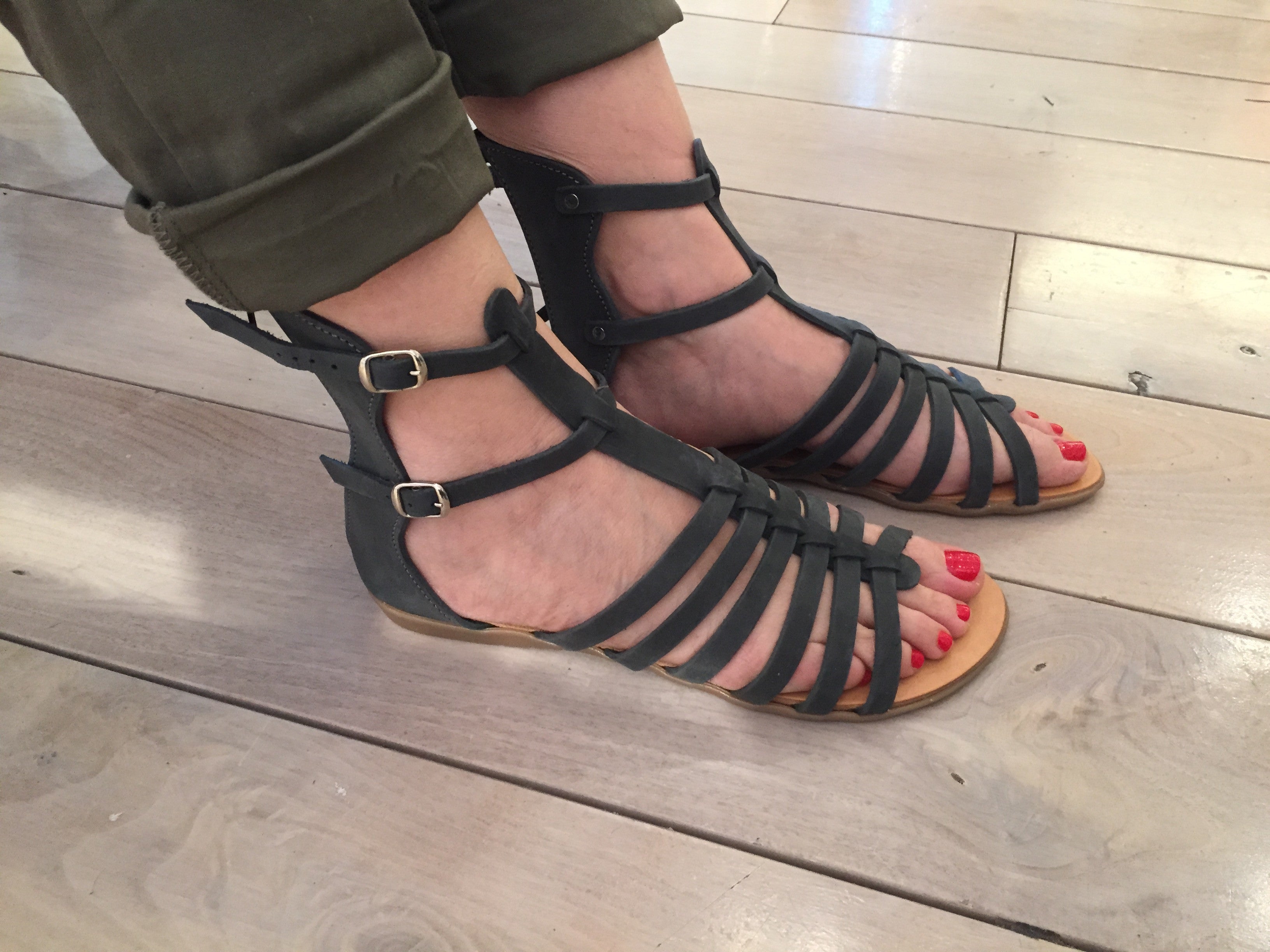 Florentia Greek Leather Sandals