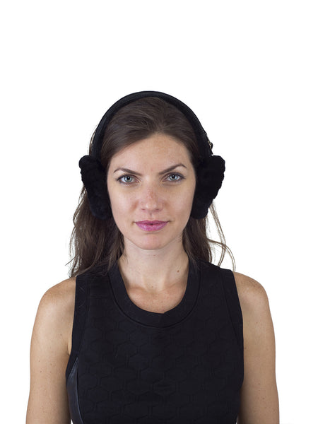 Black Sheepskin Earmuff